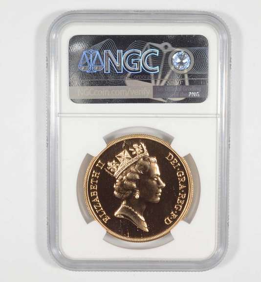 MS68 DPL 1997 Great Britain 5 Sovereign - Graded NGC