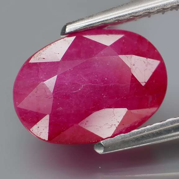 Lavish 2.52ct top reddish pink Ruby -Heated only!