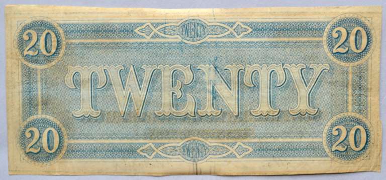 $20 T-67 Confederate States Note