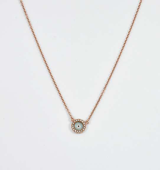 Cute Eye Pendant with Diamonds