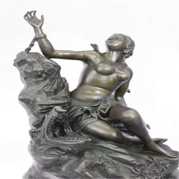 Nude Nymph Bronze Sculpture