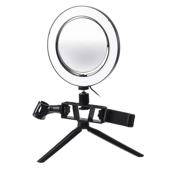 8.7 Inch Dimmable 120 LED Video Ring Light Tripod Stand