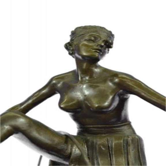 Woman Dancer Bronze Sculpture