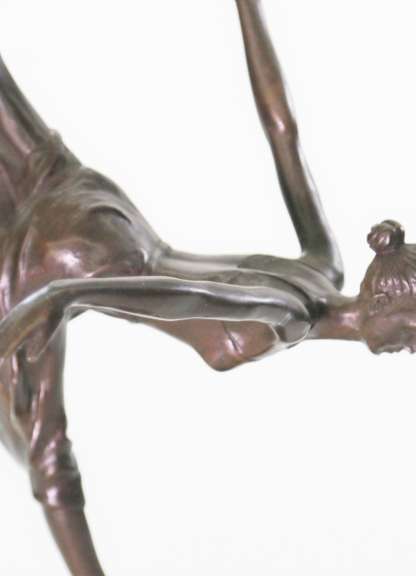 Special Patina Prima Ballerina Bronze Sculpture