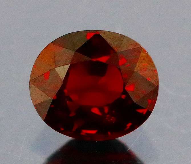 Top cherry red 2.01ct Rhodolite Garnet