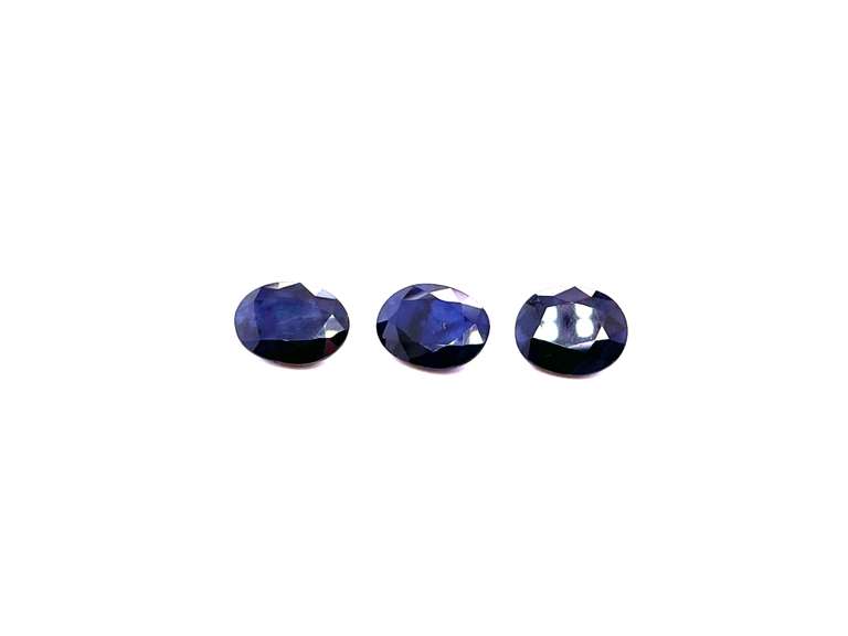 Trio of Sapphire Gemstones +25ctw.