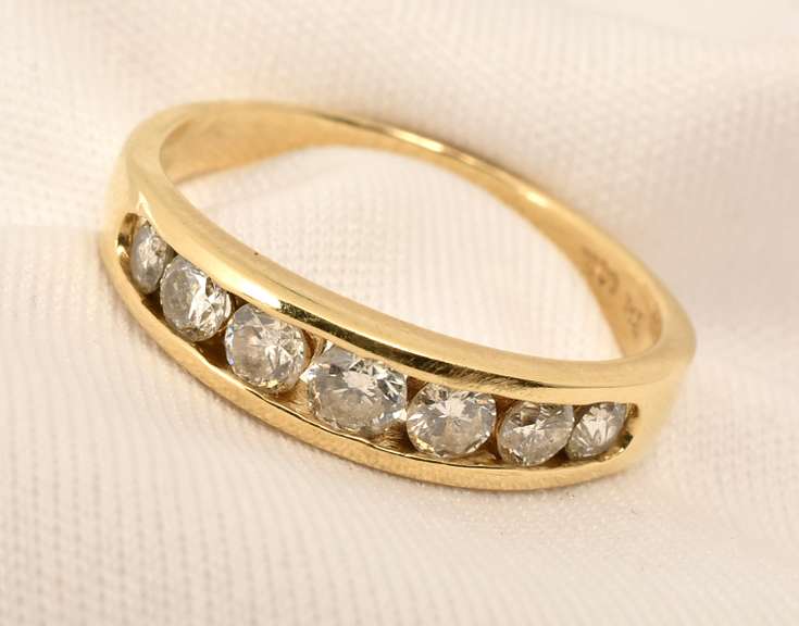 Practical Channel Set Diamond Ring