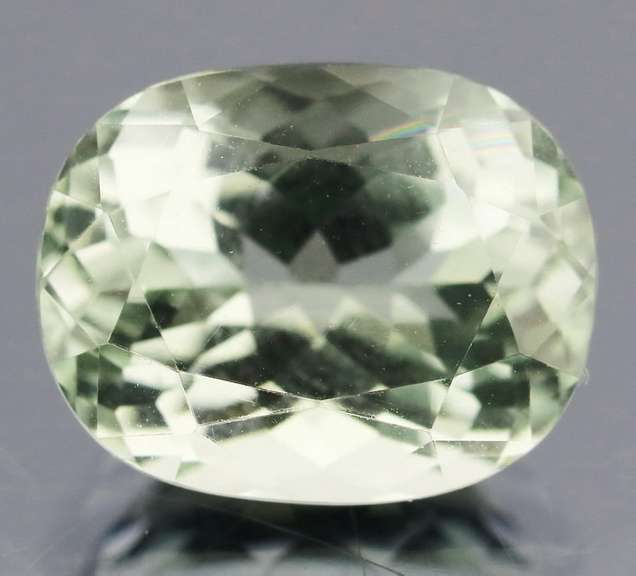 Brilliant 6.24ct natural platinum green Amethyst