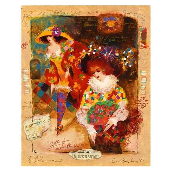 Alexander Galtchansky (1959-2008) & Tanya Wissotzky (1959-2006), Framed Limited Edition Serigraph, Numbered 3/490 and Hand Signed with Letter of Authenticity.