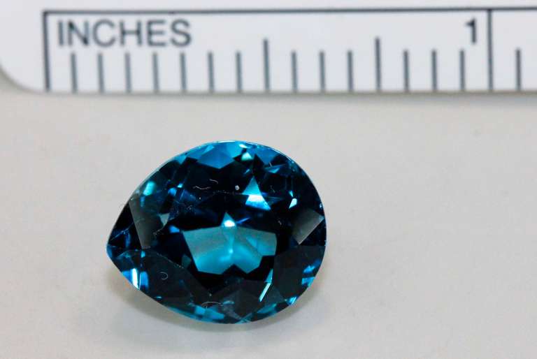 Pleasing, Plump London Blue Topaz Pair - 7.08 ct.
