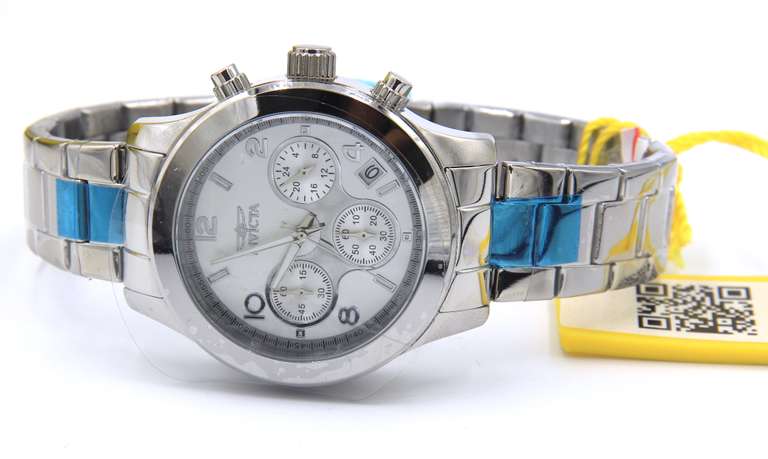 Invicta Angel Chronograph Silver Dial Quarzt Watch