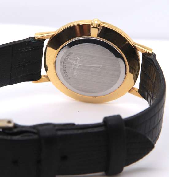 Movado Museum Classic Quartz Black Leather Strap