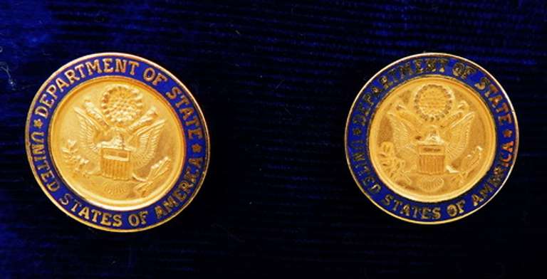 Vintage U.S. Dept. of State Cuff Links