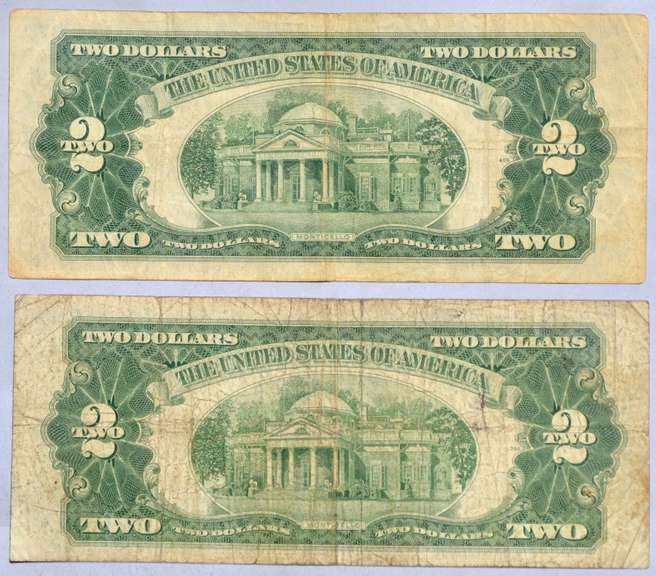 1953 1953B $ 2 Star Red Seal US Notes