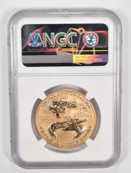 REV PF70 2006-W $50 American Gold Eagle 1 Oz .999 Gold 20th Anniv NGC