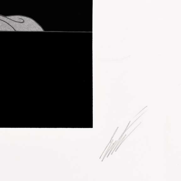 Erte (1892-1990), "Kissing" Limited Edition Serigraph, Numbered 51/300 and Hand Signed with Letter of Authenticity