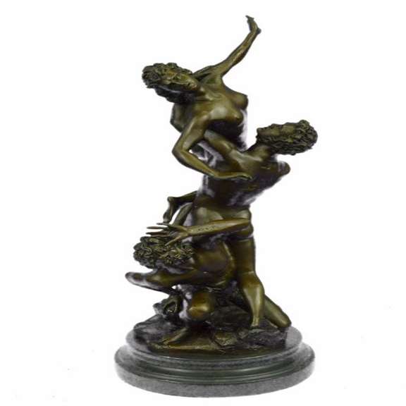 Rape of the Sabine Women Bronze Sculpture