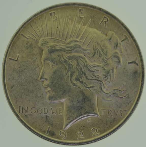 1922 $1 Silver Peace Dollar Coin