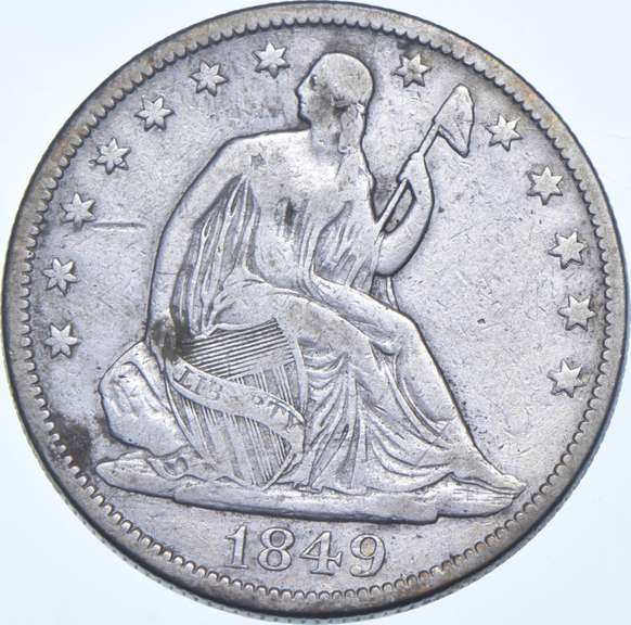 1849 Seated Liberty Half Dollar