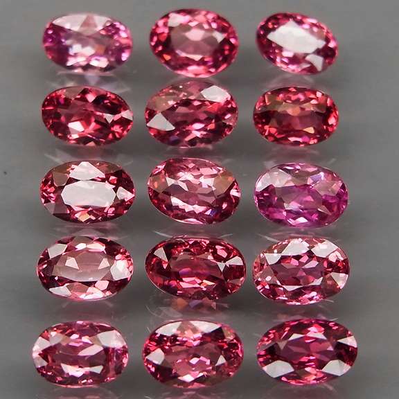Remarkable 10.08ct violet pink Rhodolite Garnet set