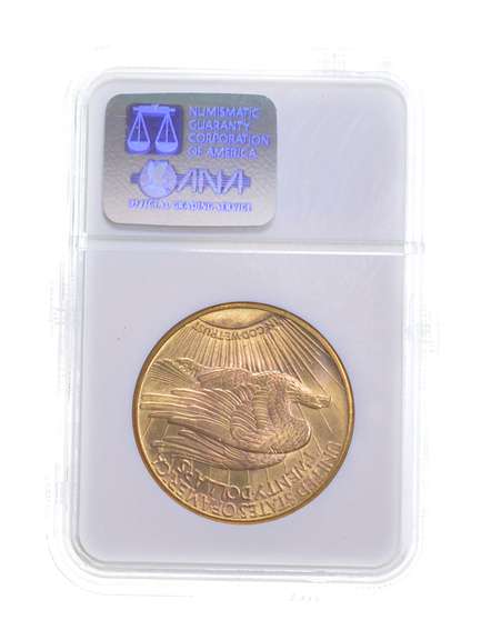 MS64 1923-D $20 Saint-Gaudens Gold Double Eagle - CAC - Graded NGC