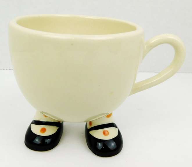 Vintage Carlton Ware Walking Feet Coffee Cup