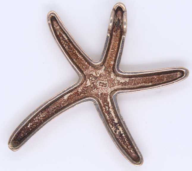 Vintage Sterling Silver Star Pendant