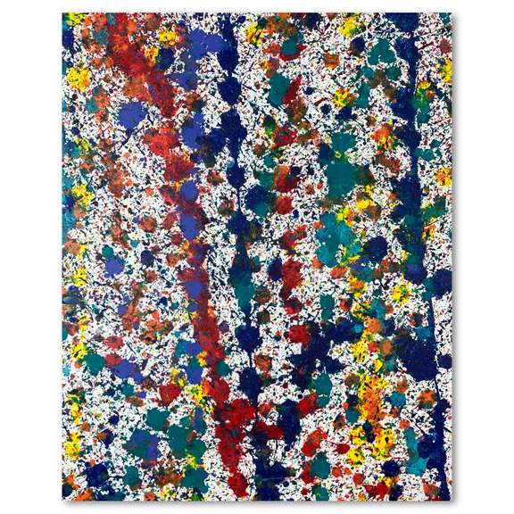 Wyland, "Hues 12" Original Painting, Hand Signed with Letter of Authenticity.