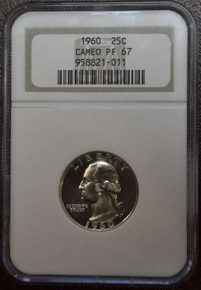 1960 25C NGC PF67 Cameo
