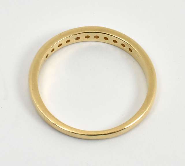 Useful Stackable Channel Set Diamond Band