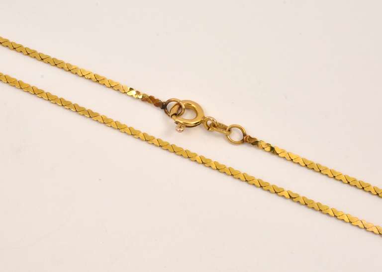 Useful Heart Cobra Link Necklace