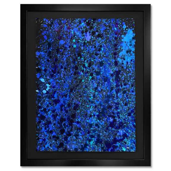 Wyland, "Splash 32" Framed Original Watercolor Painting Hand Signed with Letter of Authenticity.