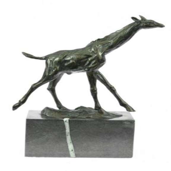 Tall Giraffe Animal Edition Bronze Sculpture