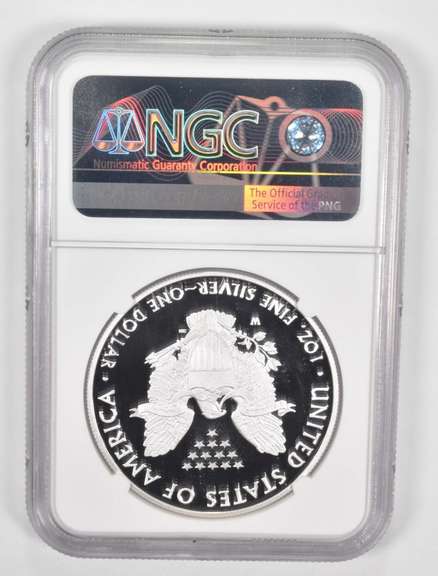 PF69 UCAM 2020-W American Silver Eagle - First Day - Fun Show - Graded NGC