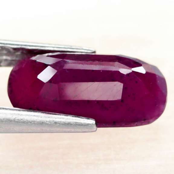 Stunning violet red 2.99ct unheated Ruby