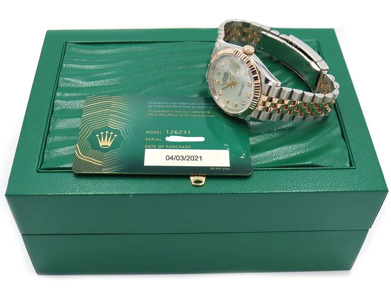 Rolex Datejust Mid Size 34mm 18kt Rose Gold Watch