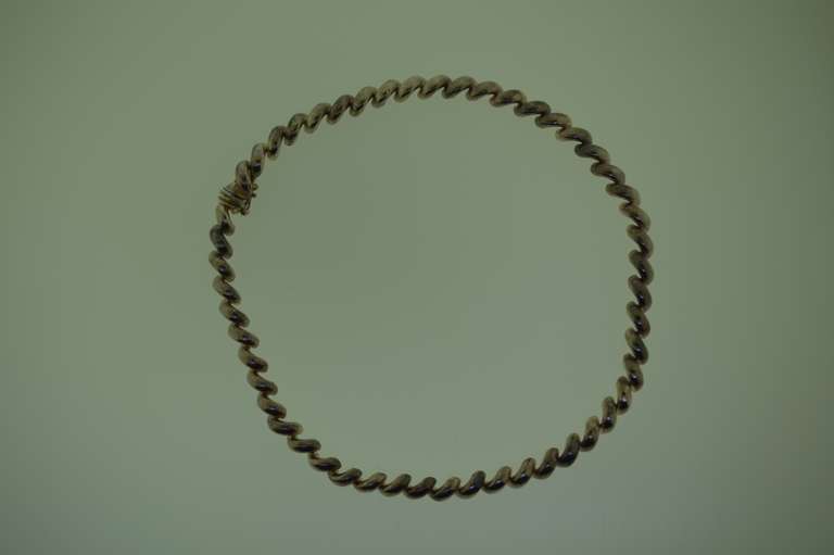 Vintage Italian sterling Silver San Marco Necklace