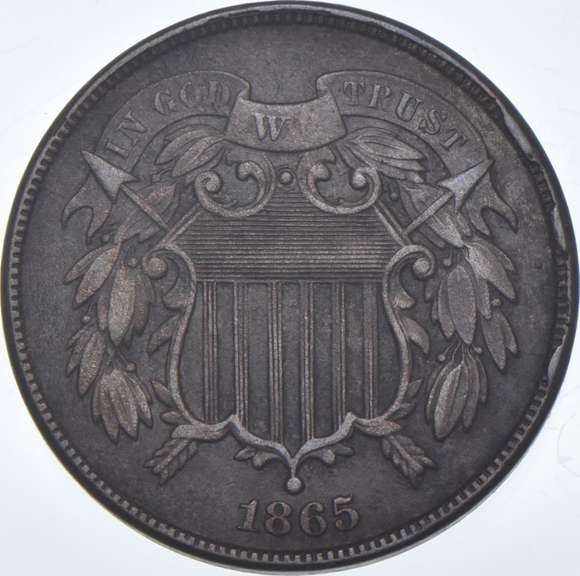 1865 Two-Cent Piece