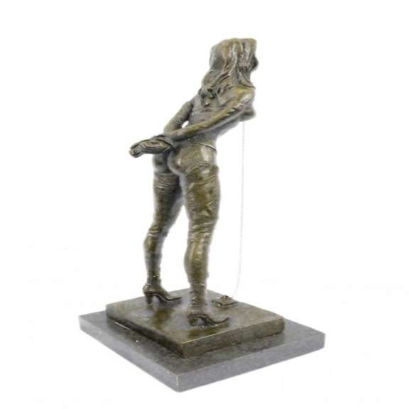 Bondage Girl Bronze Sculpture