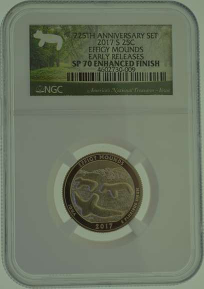 2017-S 25 Cents Early Releases NGC SP70 Quarters