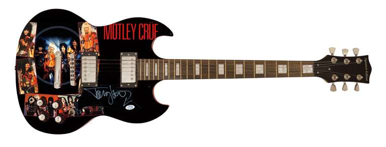 Motley Crue Tommy Lee Autographed Album Lp cd Poster Photo Guitar ACOA