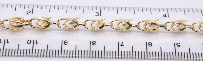 Incredible Yellow Gold Turkish Rope Chain Necklace