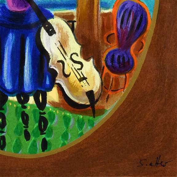 Shlomo Alter (1936-2021), Framed Limited Edition Serigraph, PP Numbered 1/50 and Hand Signed with Letter of Authenticity.