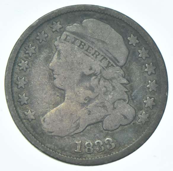 1833 Liberty Cap Dime - CUD Run E1 to A1