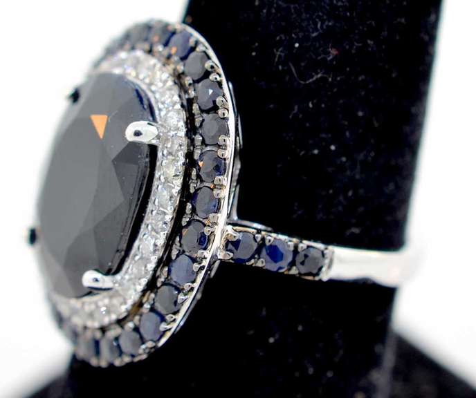 Fabulous Sapphire & Diamond Cocktail Ring