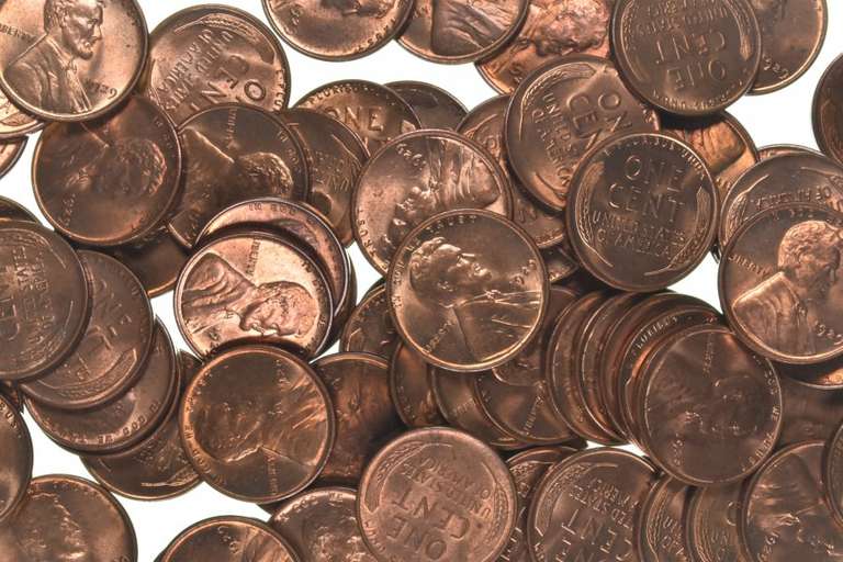 Lot of (79) 1929 BU Lincoln Wheat Cents