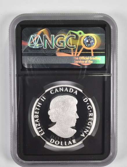 PF70UCAM 2020 Canada 1 Dollar 1 Oz .999 Silver - Peace - Signed - NGC