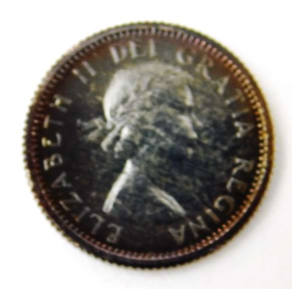 1964 Ten Cent Silver Canada Coin