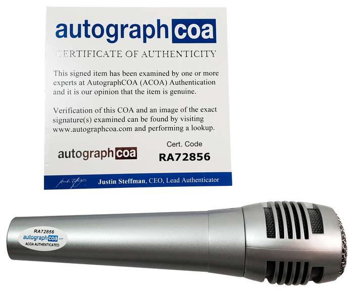 Beach Boys Mike Love Autographed Signed Microphone ACOA