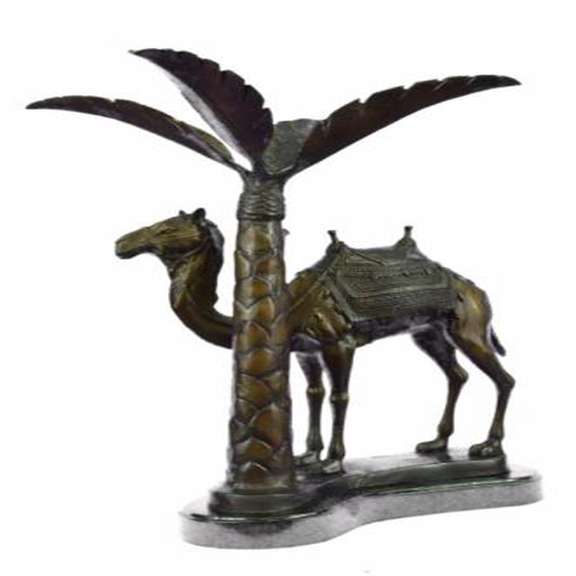 Camel Desert Bronze Statue
